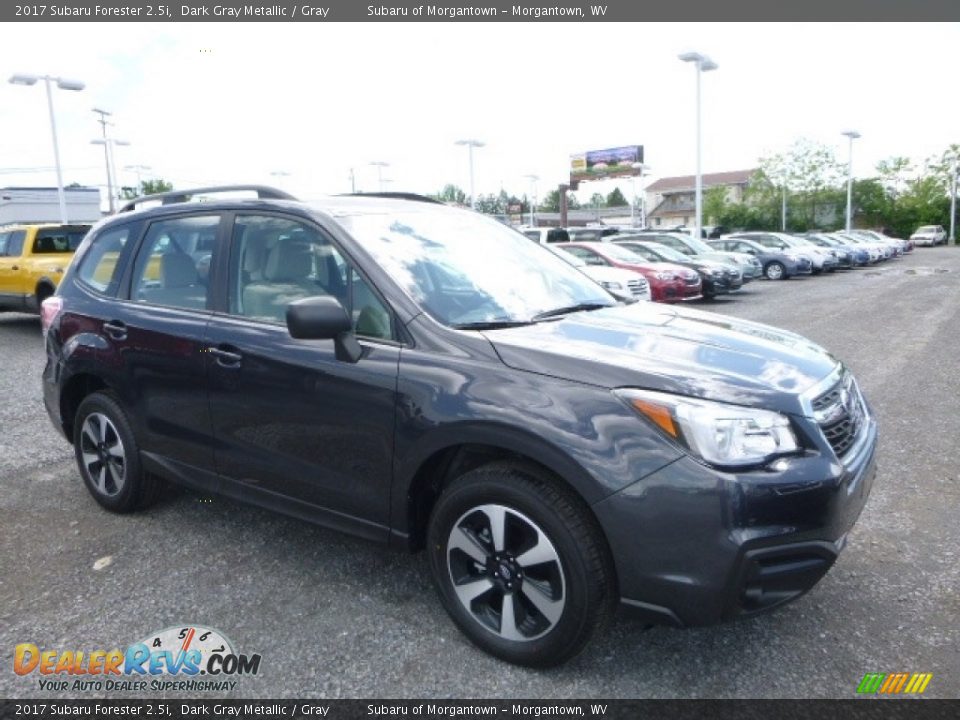 2017 Subaru Forester 2.5i Dark Gray Metallic / Gray Photo #1