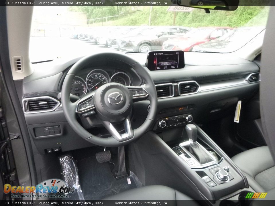 2017 Mazda CX-5 Touring AWD Meteor Gray Mica / Black Photo #8