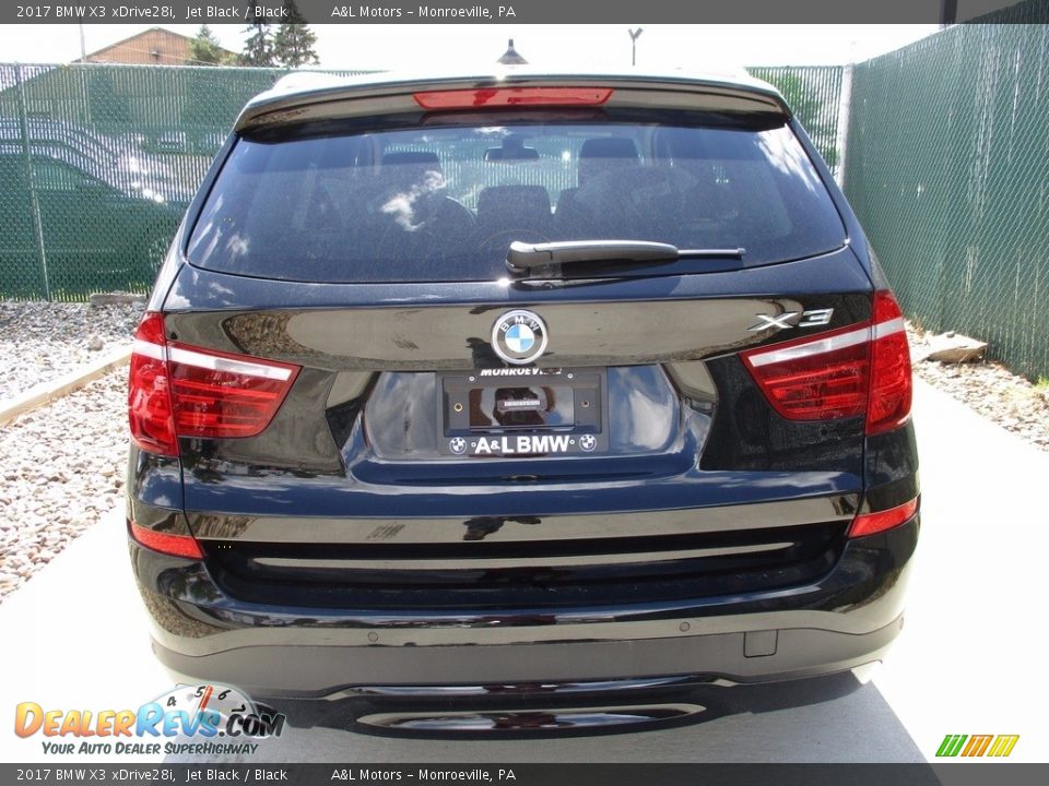 2017 BMW X3 xDrive28i Jet Black / Black Photo #9