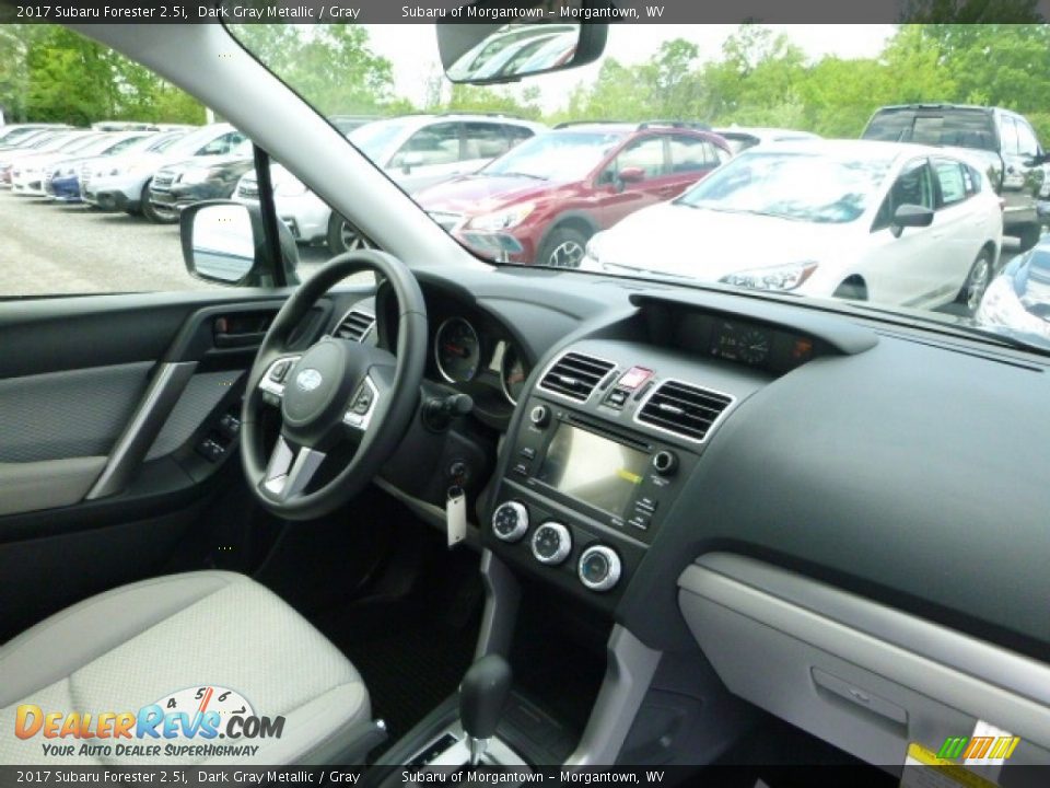 2017 Subaru Forester 2.5i Dark Gray Metallic / Gray Photo #4