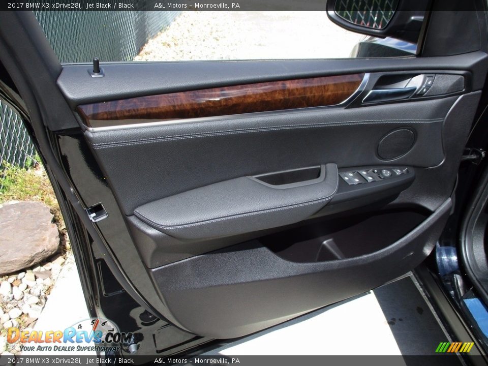 2017 BMW X3 xDrive28i Jet Black / Black Photo #10