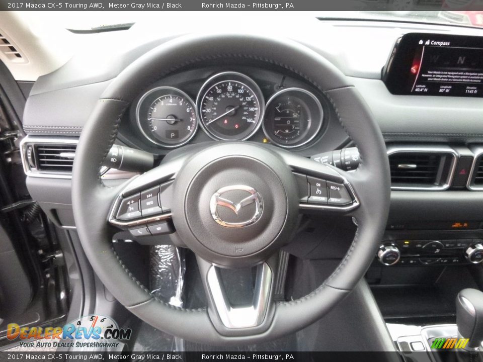 2017 Mazda CX-5 Touring AWD Meteor Gray Mica / Black Photo #11