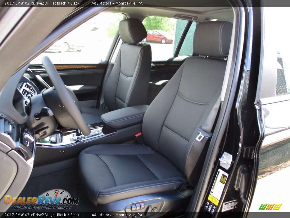 2017 BMW X3 xDrive28i Jet Black / Black Photo #11