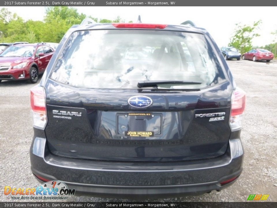 2017 Subaru Forester 2.5i Dark Gray Metallic / Gray Photo #8