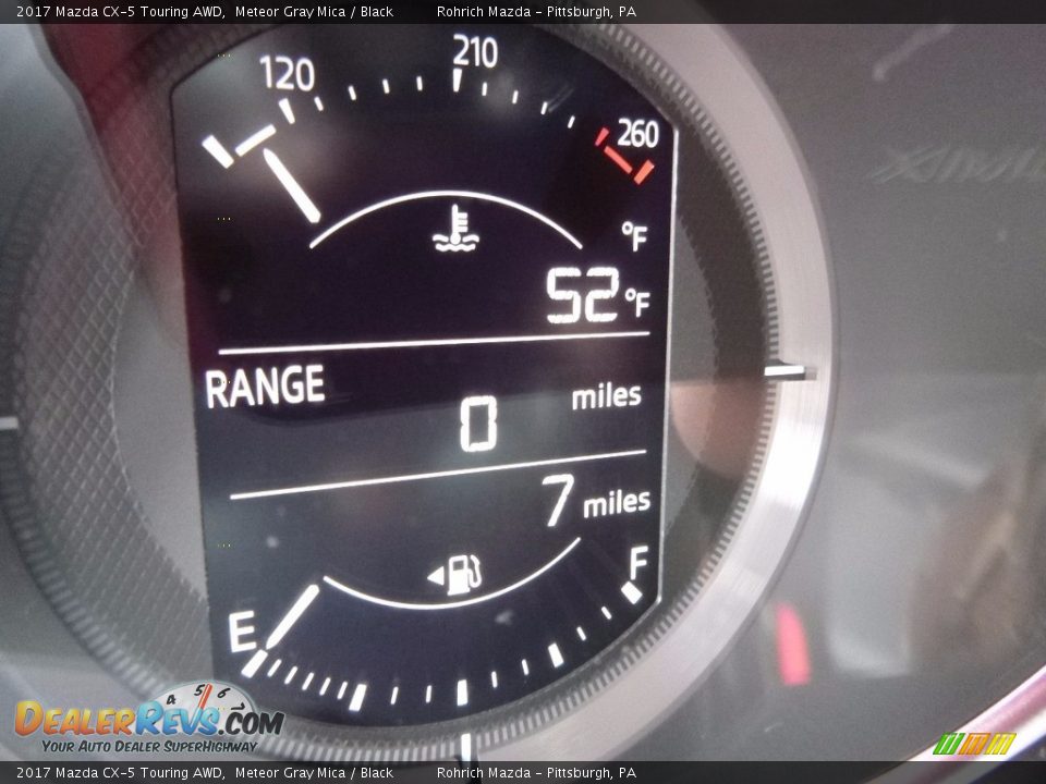 2017 Mazda CX-5 Touring AWD Meteor Gray Mica / Black Photo #15