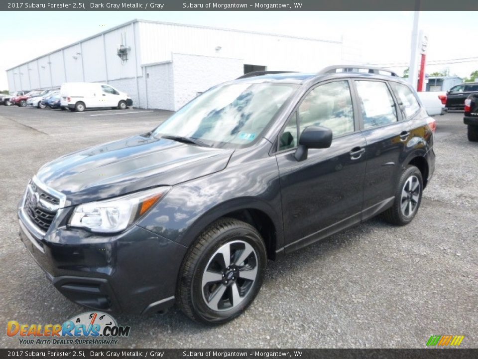 2017 Subaru Forester 2.5i Dark Gray Metallic / Gray Photo #11