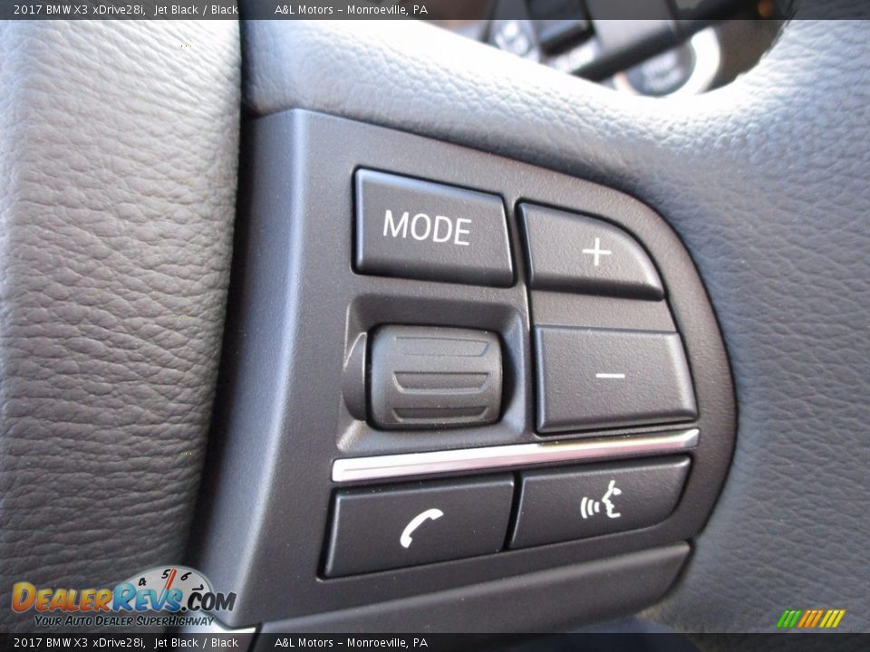 2017 BMW X3 xDrive28i Jet Black / Black Photo #16