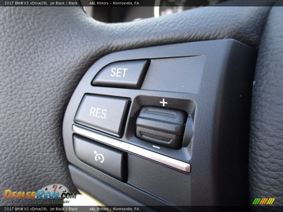 2017 BMW X3 xDrive28i Jet Black / Black Photo #17