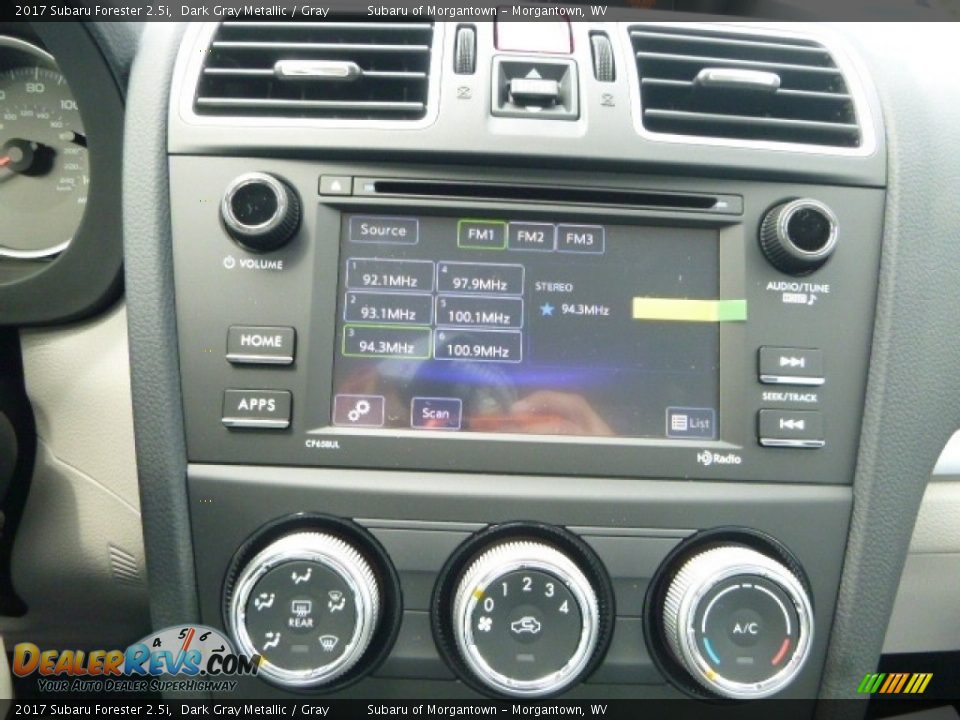 2017 Subaru Forester 2.5i Dark Gray Metallic / Gray Photo #16