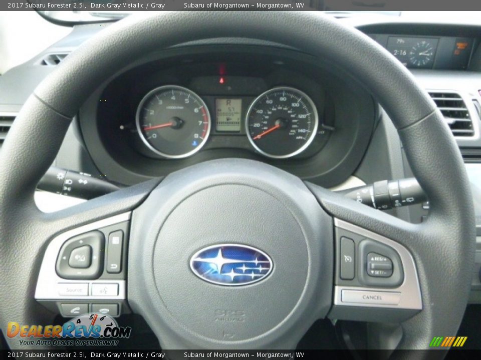 2017 Subaru Forester 2.5i Dark Gray Metallic / Gray Photo #20