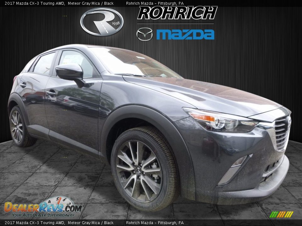 2017 Mazda CX-3 Touring AWD Meteor Gray Mica / Black Photo #1