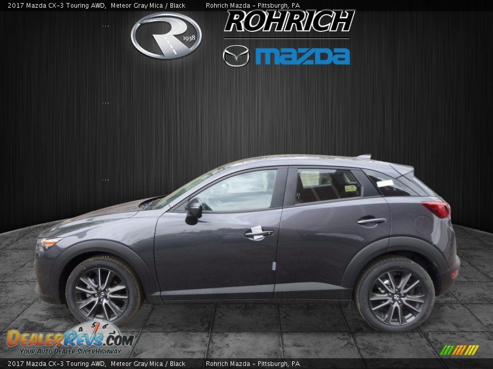 2017 Mazda CX-3 Touring AWD Meteor Gray Mica / Black Photo #3