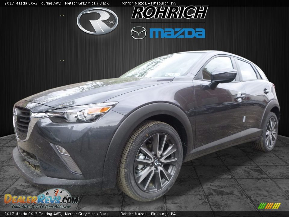 2017 Mazda CX-3 Touring AWD Meteor Gray Mica / Black Photo #4
