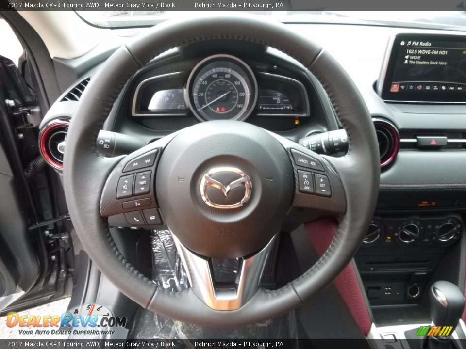 2017 Mazda CX-3 Touring AWD Meteor Gray Mica / Black Photo #11