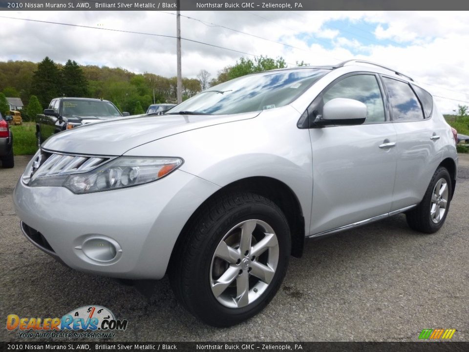 2010 Nissan Murano SL AWD Brilliant Silver Metallic / Black Photo #1