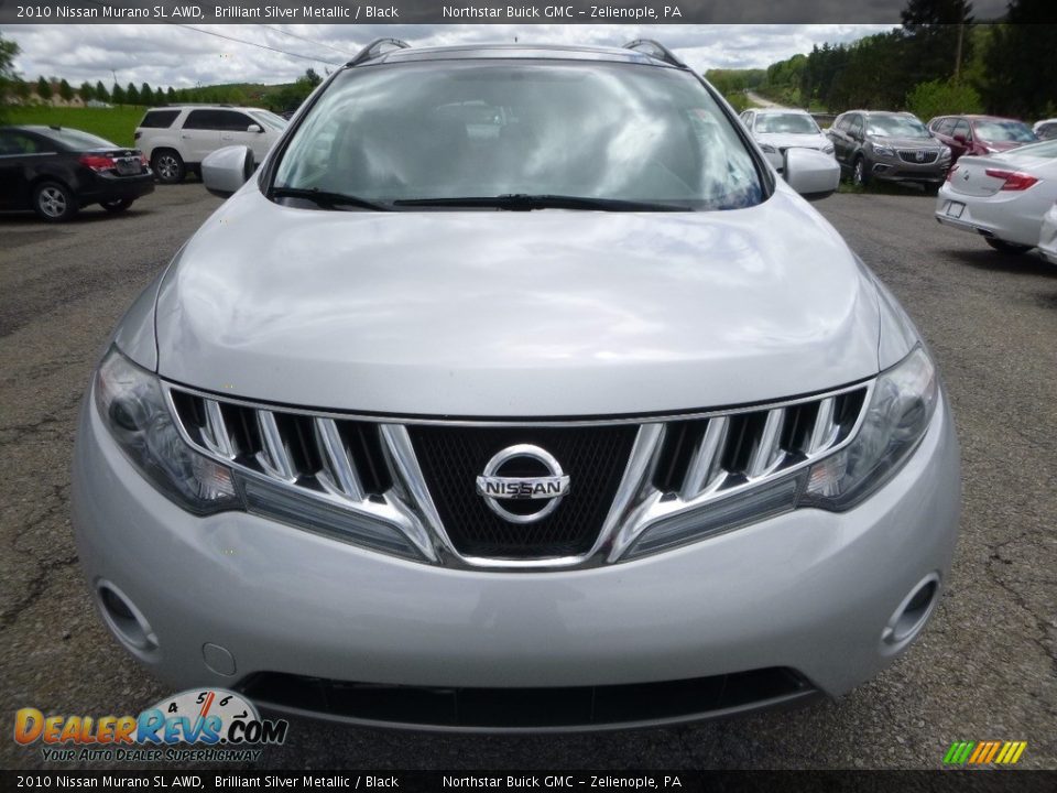 2010 Nissan Murano SL AWD Brilliant Silver Metallic / Black Photo #2