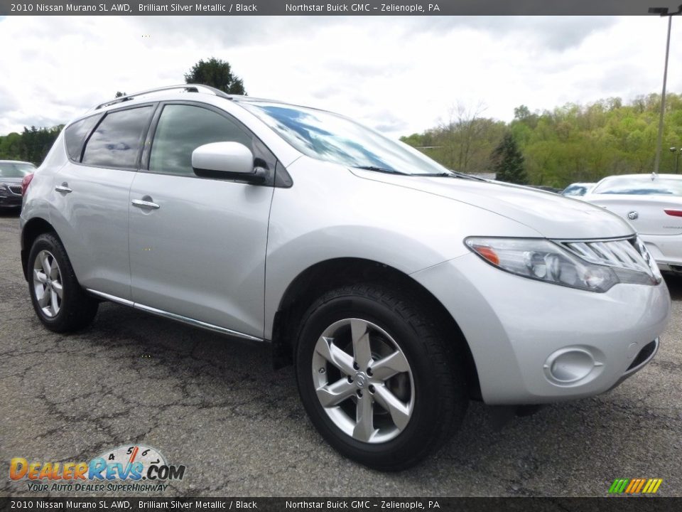 2010 Nissan Murano SL AWD Brilliant Silver Metallic / Black Photo #4
