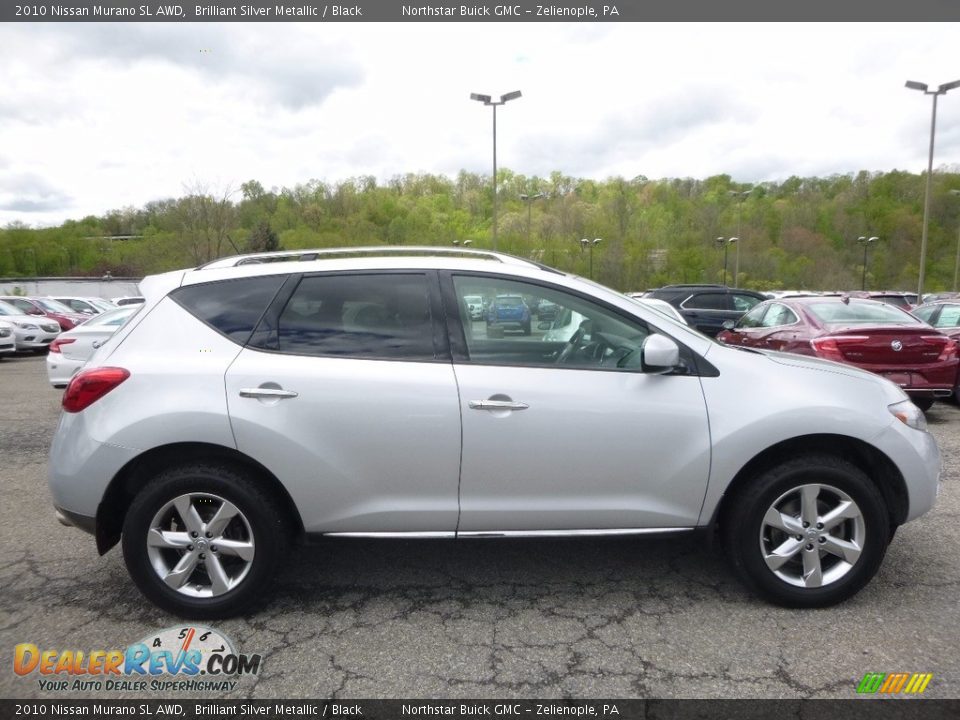 2010 Nissan Murano SL AWD Brilliant Silver Metallic / Black Photo #5