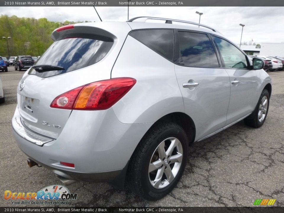 2010 Nissan Murano SL AWD Brilliant Silver Metallic / Black Photo #8