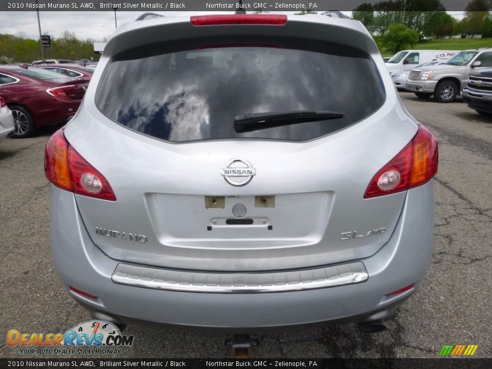2010 Nissan Murano SL AWD Brilliant Silver Metallic / Black Photo #9