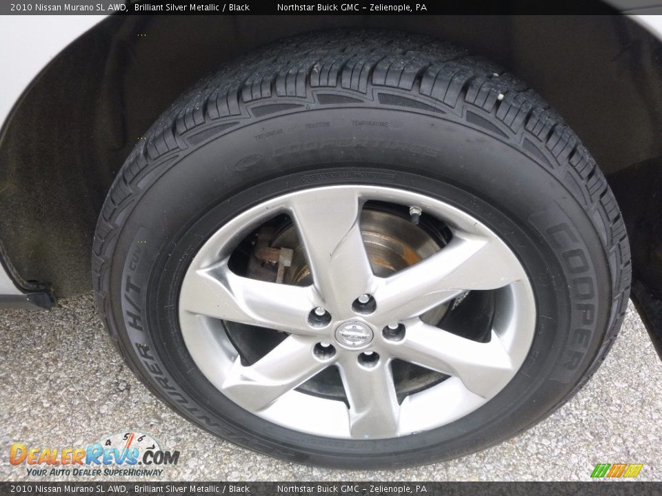 2010 Nissan Murano SL AWD Brilliant Silver Metallic / Black Photo #13