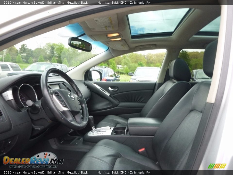 2010 Nissan Murano SL AWD Brilliant Silver Metallic / Black Photo #14