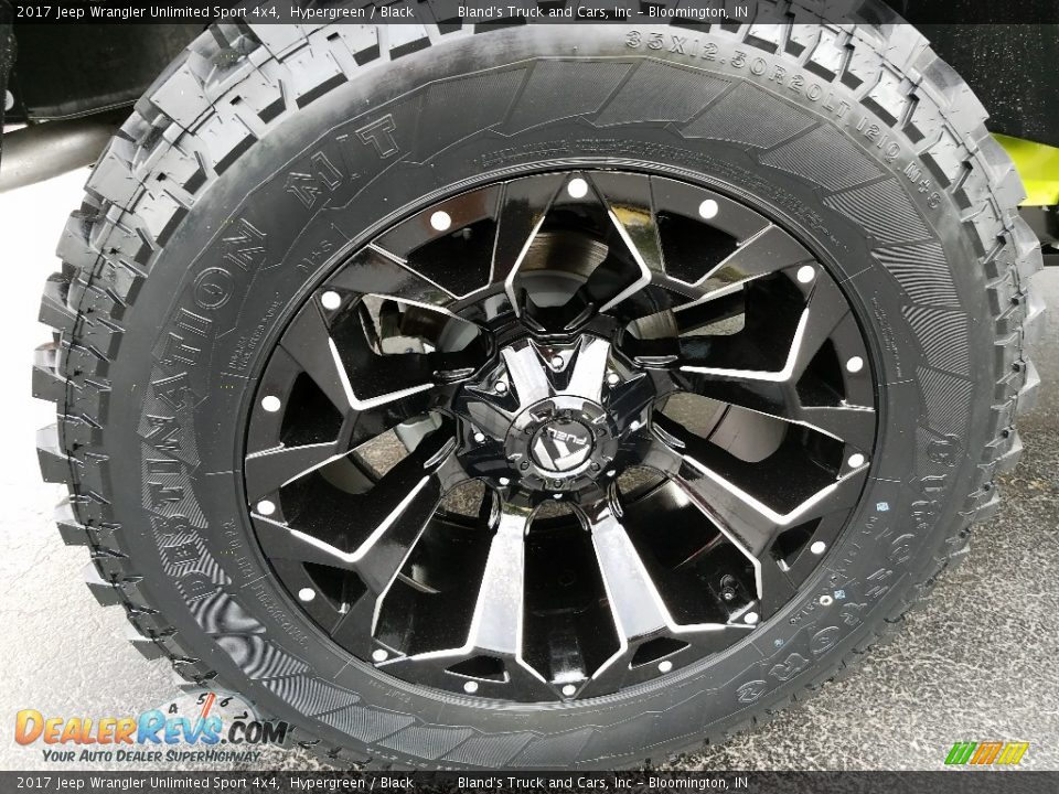 2017 Jeep Wrangler Unlimited Sport 4x4 Hypergreen / Black Photo #4