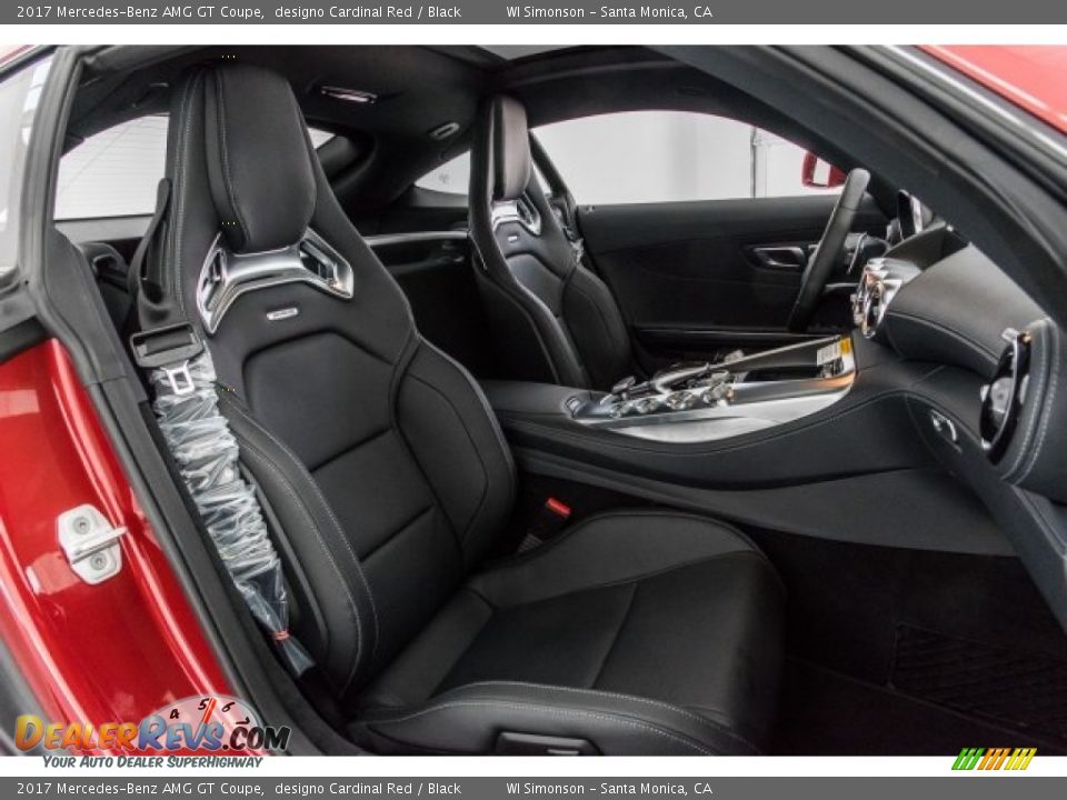 2017 Mercedes-Benz AMG GT Coupe designo Cardinal Red / Black Photo #2