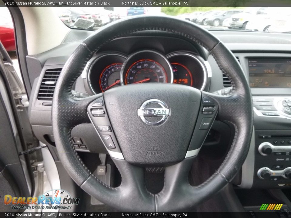 2010 Nissan Murano SL AWD Brilliant Silver Metallic / Black Photo #23