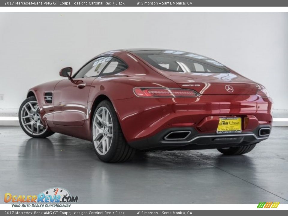 2017 Mercedes-Benz AMG GT Coupe designo Cardinal Red / Black Photo #3