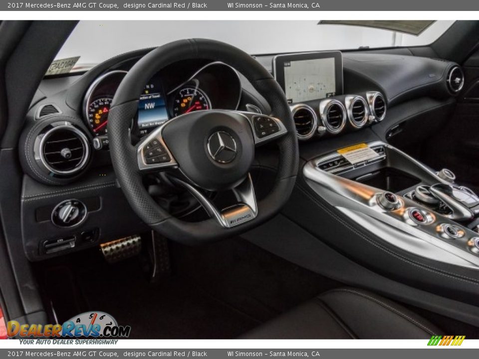 2017 Mercedes-Benz AMG GT Coupe designo Cardinal Red / Black Photo #6