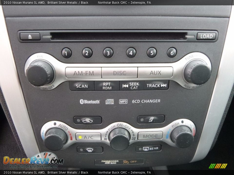 2010 Nissan Murano SL AWD Brilliant Silver Metallic / Black Photo #26