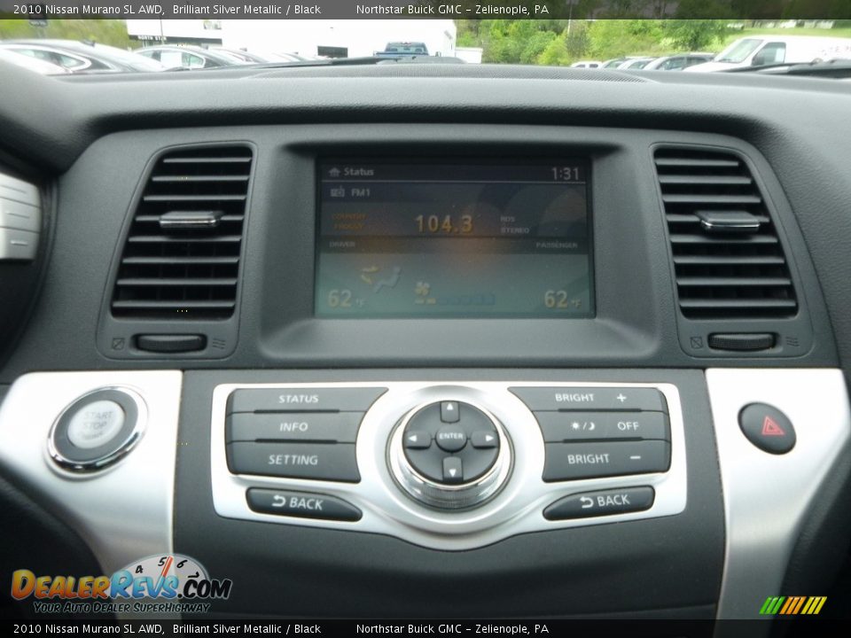 2010 Nissan Murano SL AWD Brilliant Silver Metallic / Black Photo #27