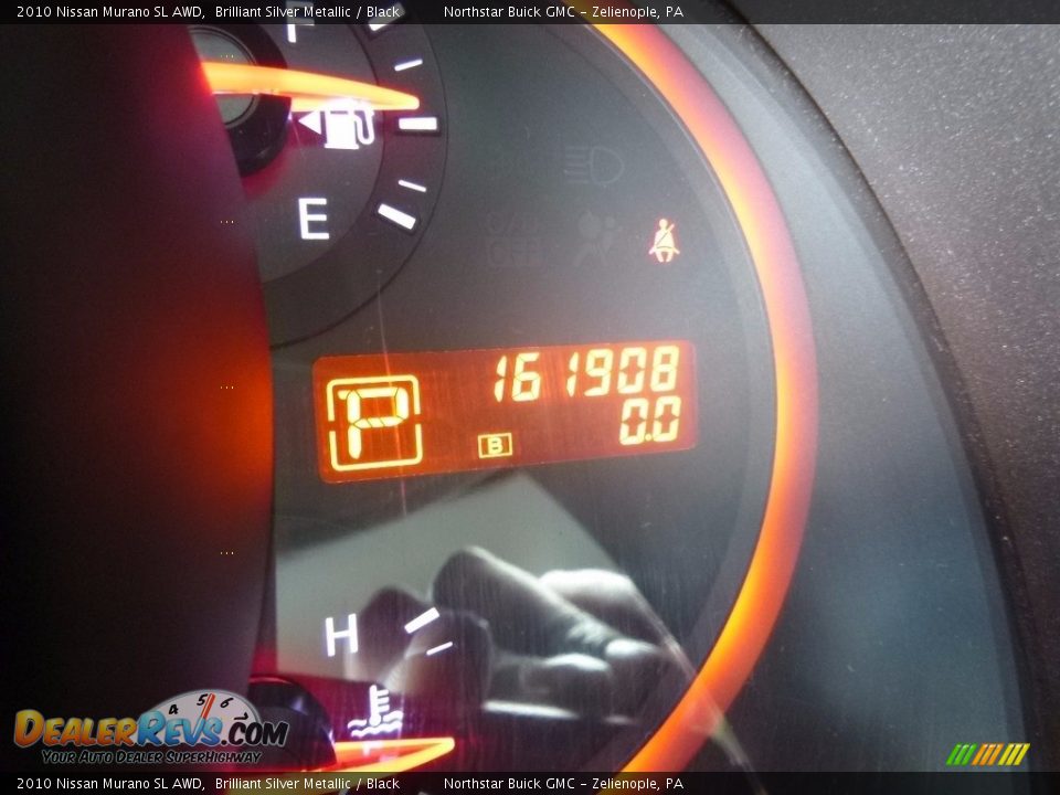 2010 Nissan Murano SL AWD Brilliant Silver Metallic / Black Photo #30