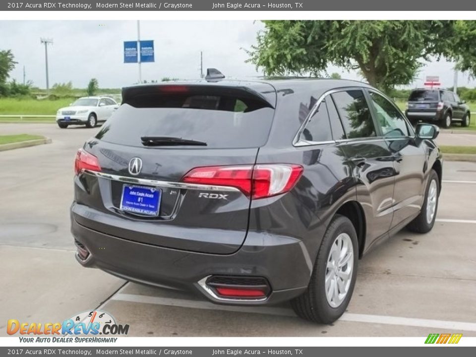 2017 Acura RDX Technology Modern Steel Metallic / Graystone Photo #7