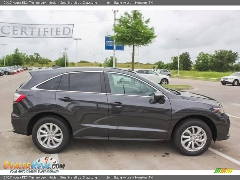 2017 Acura RDX Technology Modern Steel Metallic / Graystone Photo #8