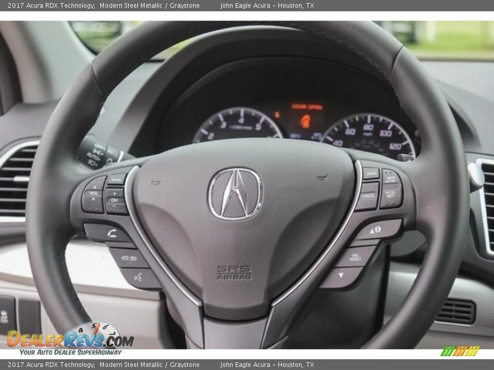 2017 Acura RDX Technology Modern Steel Metallic / Graystone Photo #34