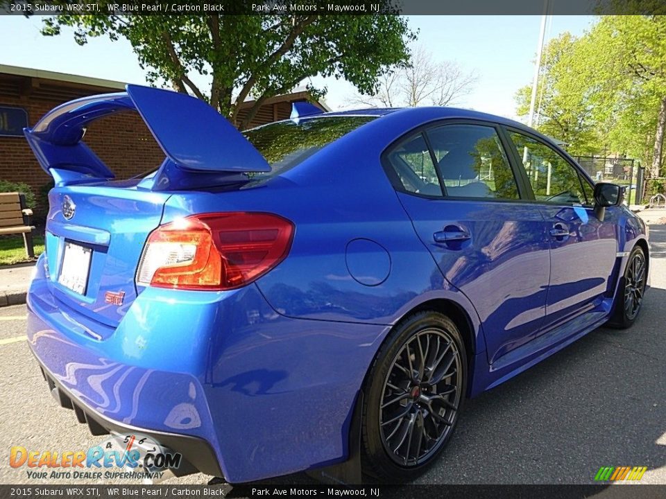 2015 Subaru WRX STI WR Blue Pearl / Carbon Black Photo #5