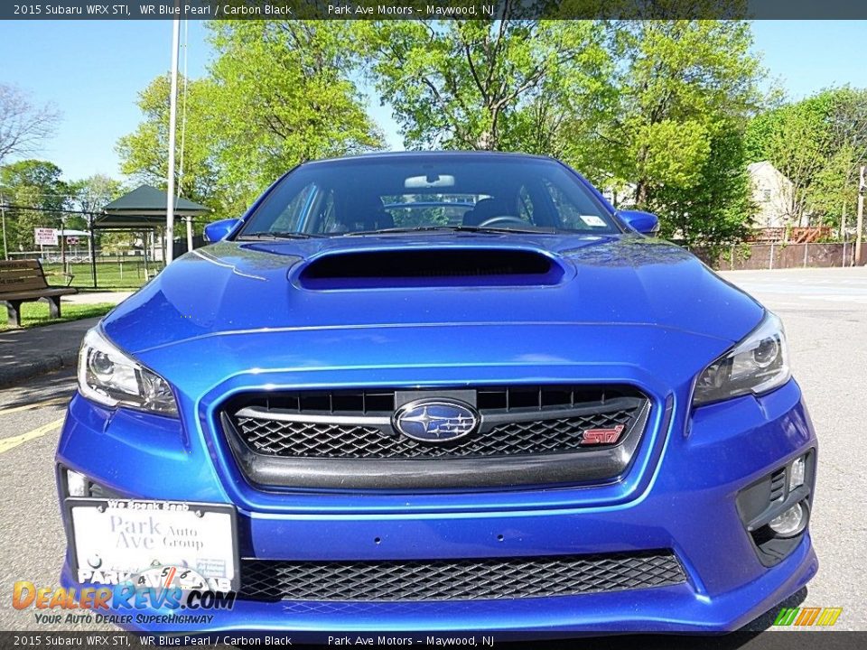 2015 Subaru WRX STI WR Blue Pearl / Carbon Black Photo #9