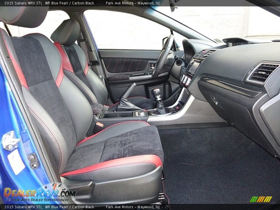 2015 Subaru WRX STI WR Blue Pearl / Carbon Black Photo #21