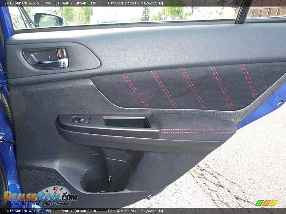 2015 Subaru WRX STI WR Blue Pearl / Carbon Black Photo #22