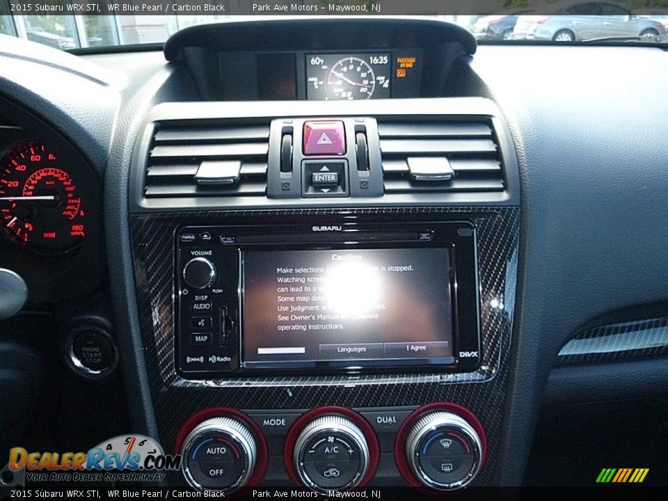 2015 Subaru WRX STI WR Blue Pearl / Carbon Black Photo #30