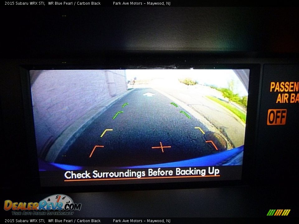 2015 Subaru WRX STI WR Blue Pearl / Carbon Black Photo #32