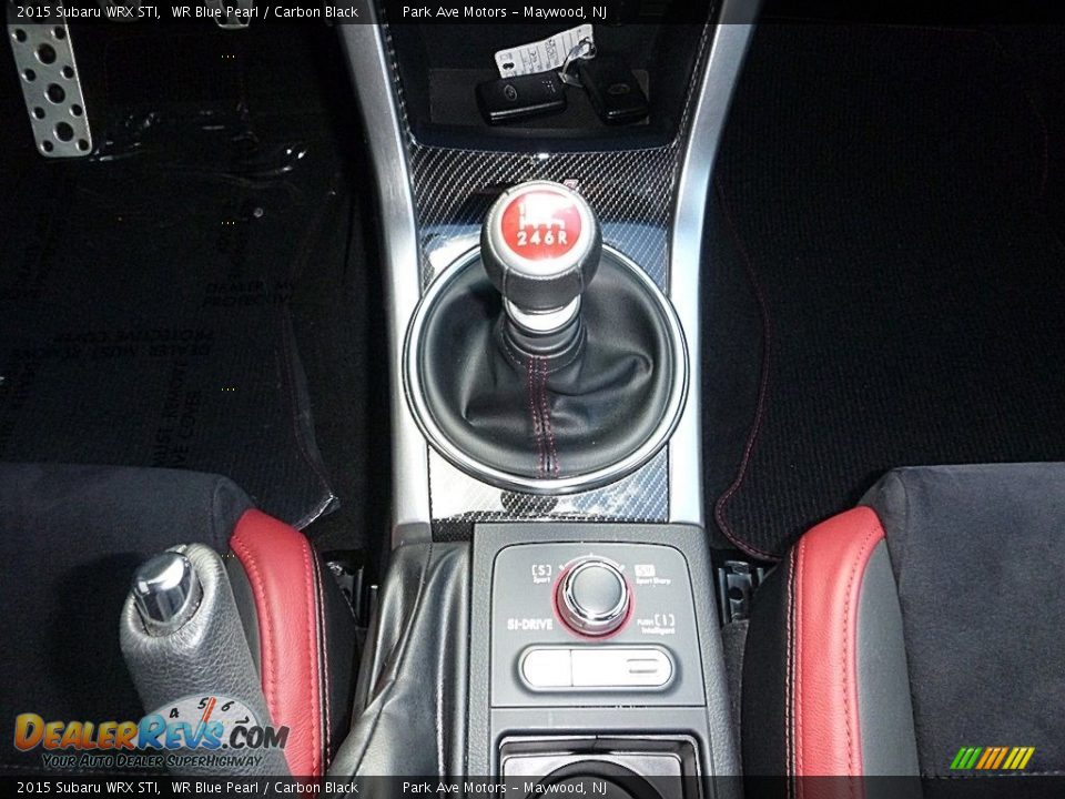 2015 Subaru WRX STI WR Blue Pearl / Carbon Black Photo #33