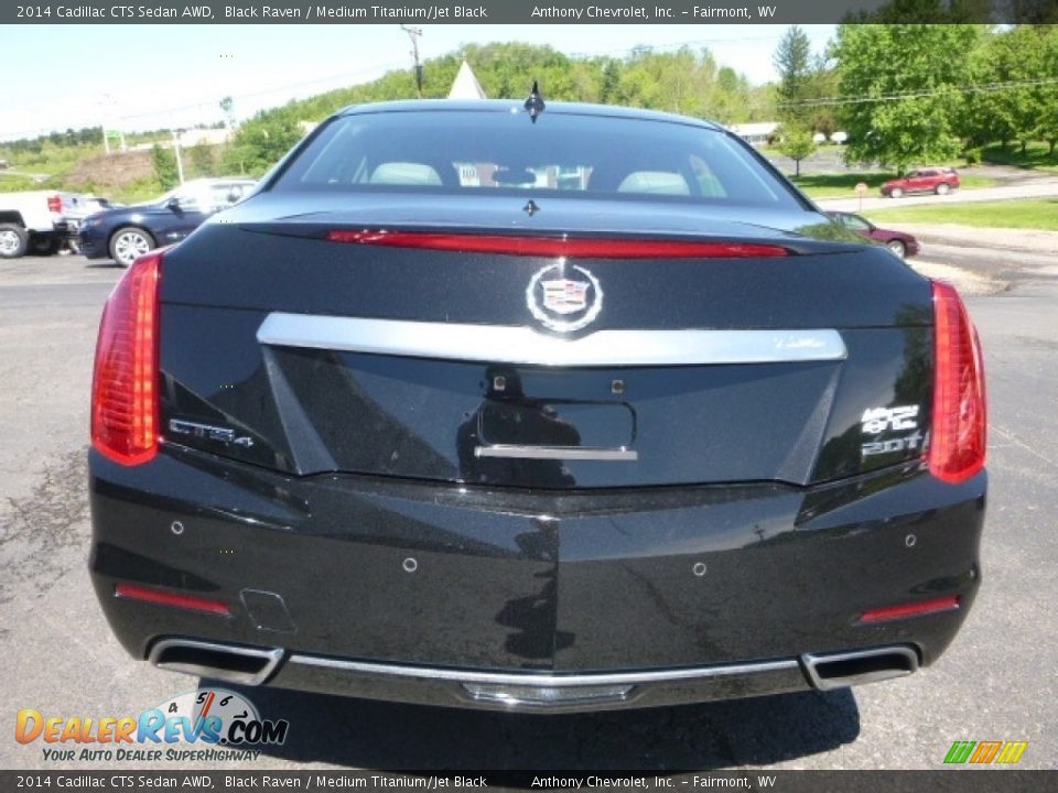 2014 Cadillac CTS Sedan AWD Black Raven / Medium Titanium/Jet Black Photo #8