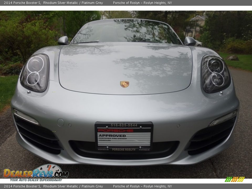 2014 Porsche Boxster S Rhodium Silver Metallic / Platinum Grey Photo #2