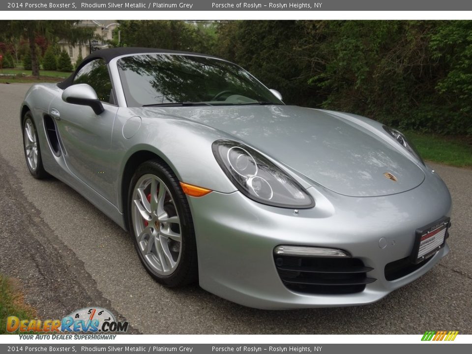2014 Porsche Boxster S Rhodium Silver Metallic / Platinum Grey Photo #8