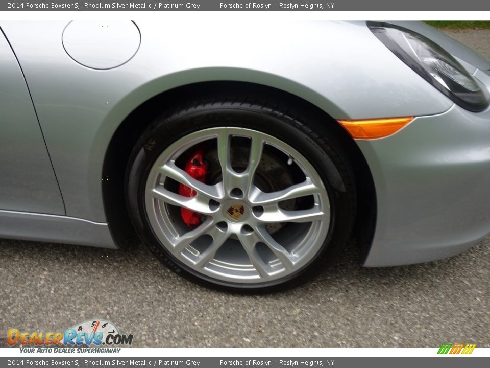 2014 Porsche Boxster S Rhodium Silver Metallic / Platinum Grey Photo #9