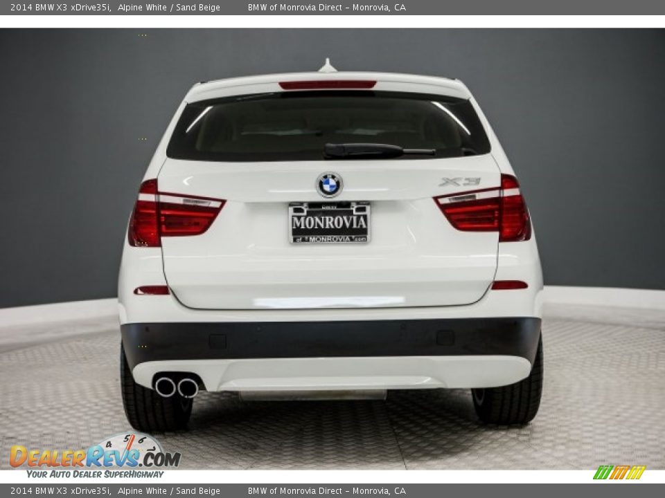 2014 BMW X3 xDrive35i Alpine White / Sand Beige Photo #3