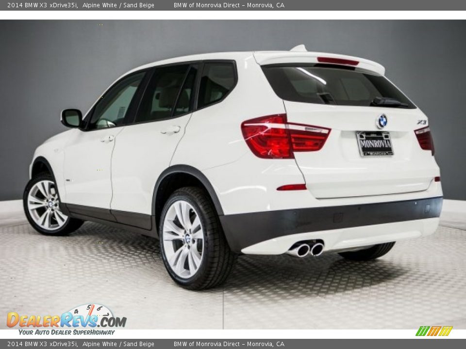 2014 BMW X3 xDrive35i Alpine White / Sand Beige Photo #10